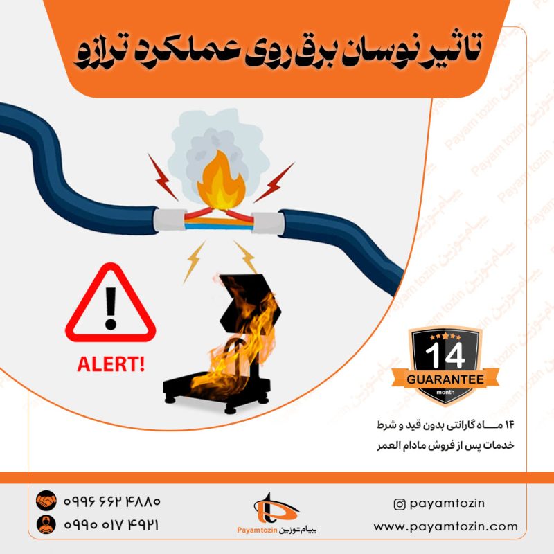 آیا نوسانات برق روی عملکرد ترازو تأثیر می‌گذارد؟